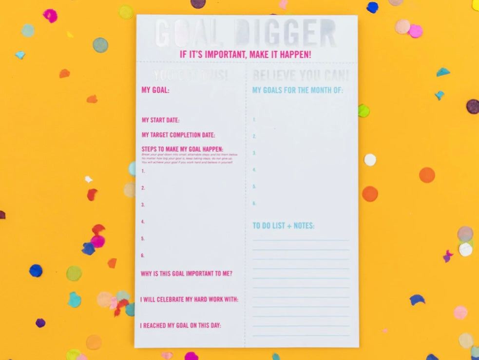 Taylor Elliott Designs Goal Digger Notepad