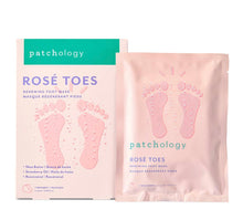 Load image into Gallery viewer, Patchology Rosé Toes Foot Mask
