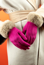 Load image into Gallery viewer, Powder Faux Fur Gloves
