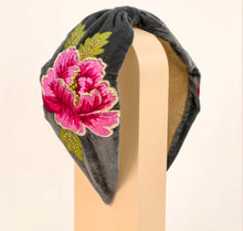 Load image into Gallery viewer, Powder Fall Embroidered Headband
