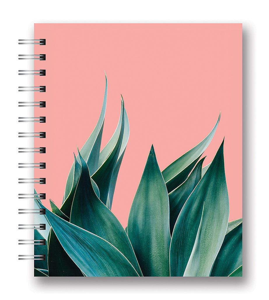 Studio Oh! Agave On Coral Notebook
