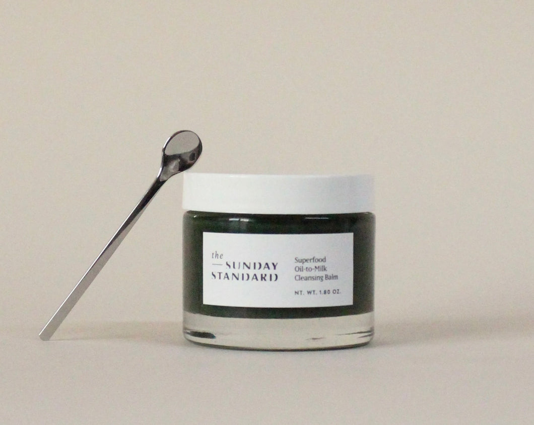 The Sunday Standard Superfood Oil to Milk Cleansing Balm